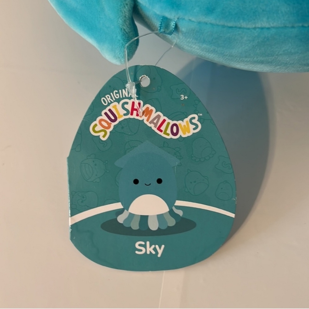 🎉HP🎉 Squishmallows 7" Sky the Squid - Picture 3 of 5